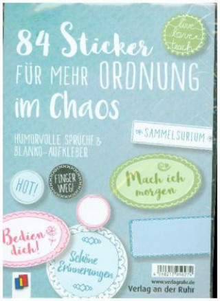 84 Sticker für mehr Ordnung im Chaos 