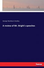 review of Mr. Bright's speeches