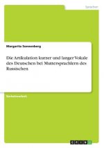 Die Artikulation kurzer und langer Vokale des Deutschen bei Muttersprachlern des Russischen