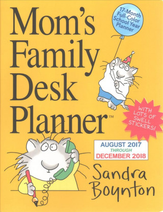 Mom's Family Desk Planner Calendar 2018