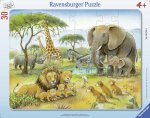 Afrikas Tierwelt. Kinderpuzzle 30 Teile