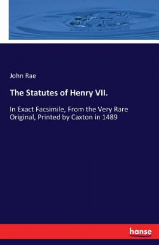 Statutes of Henry VII.