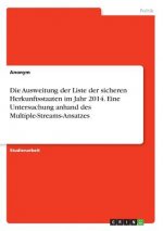 Die Ausweitung der Liste der sicheren Herkunftsstaaten im Jahr 2014. Eine Untersuchung anhand des Multiple-Streams-Ansatzes