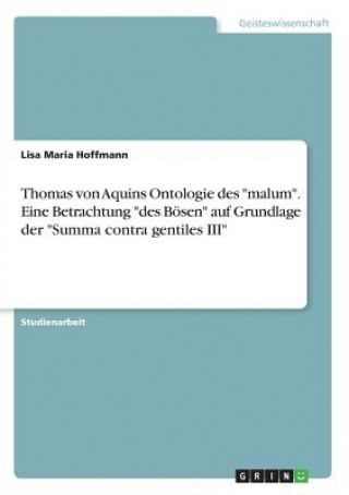 Thomas von Aquins Ontologie des 