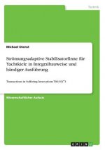 Strömungsadaptive Stabilisatorfinne für Yachtkiele in Integralbauweise und händiger Ausführung