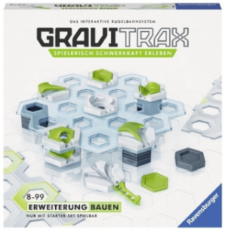 Ravensburger GraviTrax Erweiterung Bauen - Ideales Zubehör für spektakuläre Kugelbahnen, Konstruktionsspielzeug für Kinder ab 8 Jahren