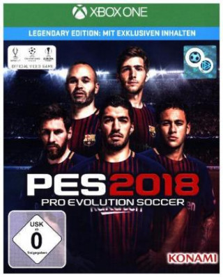 PES 2018, Pro Evolution Soccer, XBox One-Blu-ray Disc (Legendary Edition)