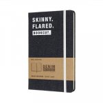 Moleskine Denim Notebook Limited Collection 'skinny. Flared. Bookcut.' Large Ruled Notebook Hard