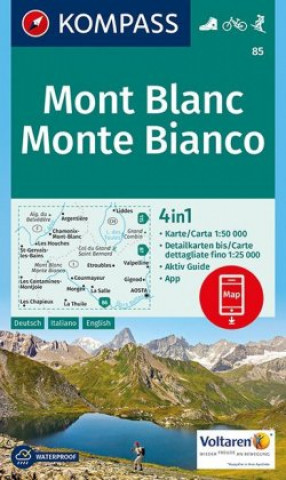 Mont Blanc Monte Bianco 85 NKOM 1:50T