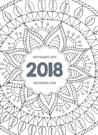 Color Me 2018 Monthly Planner