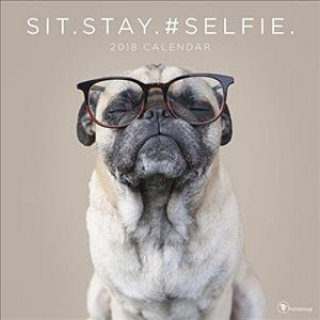 Sit Stay #Selfie 2018 Wall Calendar