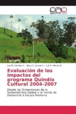 Evaluación de los impactos del programa Quindío Cultural 2004-2007