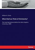What Shall we Think of Christianity?