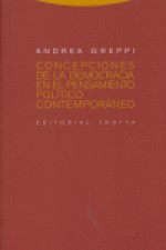 Concepciones de la democracia en el pensamiento político contemporáneo