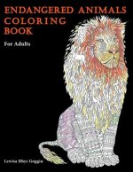 Endangered Animals Coloring Book: For Adults
