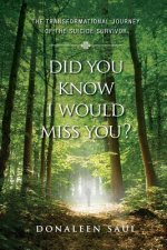 Did You Know I Would Miss You?: The Transformational Journey of the Suicide Survivor