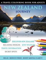 New Zealand Journey: Travel Colouring Book for Adults