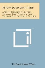 Know Your Own Ship: A Simple Explanation of the Stability, Trim, Construction, Tonnage and Freeboard of Ships