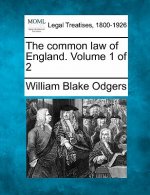 The Common Law of England. Volume 1 of 2