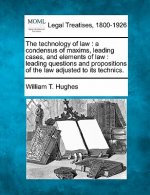 The Technology of Law: A Condensus of Maxims, Leading Cases, and Elements of Law: Leading Questions and Propositions of the Law Adjusted to I