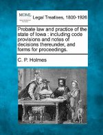 Probate Law and Practice of the State of Iowa: Including Code Provisions and Notes of Decisions Thereunder, and Forms for Proceedings.