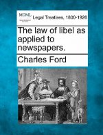 The Law of Libel as Applied to Newspapers.