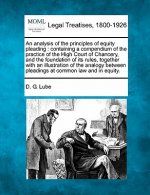 An Analysis of the Principles of Equity Pleading: Containing a Compendium of the Practice of the High Court of Chancery, and the Foundation of Its Rul
