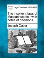 The Insolvent Laws of Massachusetts: With Notes of Decisions.