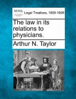 The Law in Its Relations to Physicians.