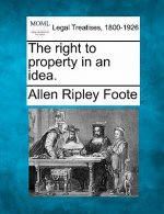 The Right to Property in an Idea.