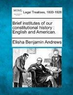 Brief Institutes of Our Constitutional History: English and American.