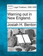 Warning Out in New England.