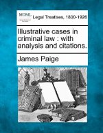Illustrative Cases in Criminal Law: With Analysis and Citations.