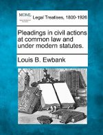 Pleadings in Civil Actions at Common Law and Under Modern Statutes.