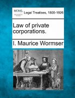 Law of Private Corporations.
