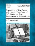 Exposition of the Facts and Law, in the Case of G.G. Westcott, Esq., Postmaster at Philadelphia