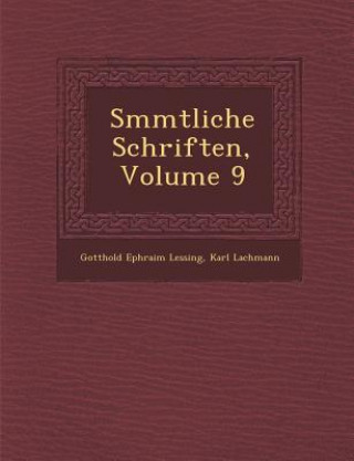 S Mmtliche Schriften, Volume 9