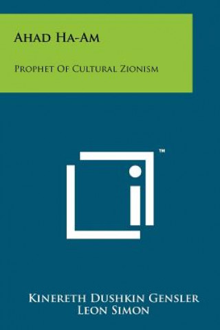 Ahad Ha-Am: Prophet Of Cultural Zionism