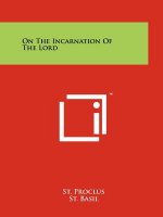 On The Incarnation Of The Lord