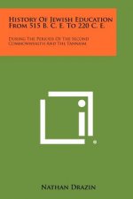 History Of Jewish Education From 515 B. C. E. To 220 C. E.: During The Periods Of The Second Commonwealth And The Tannaim