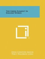 The Greek Element In English Words