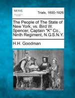 The People of the State of New York, vs. Bird W. Spencer, Captain K Co., Ninth Regiment, N.G.S.N.Y.