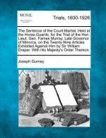 The Sentence of the Court-Martial, Held at the Horse-Guards, for the Trial of the Hon. Lieut. Gen. Fames Murray, Late Governor of Minorca, on the Twen