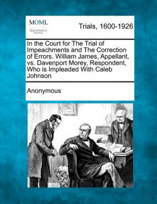 In the Court for the Trial of Impeachments and the Correction of Errors. William James, Appellant, vs. Davenport Morey, Respondent, Who Is Impleaded w