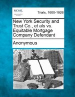 New York Security and Trust Co., Et ALS vs. Equitable Mortgage Company Defendant