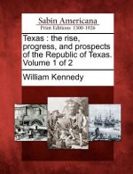 Texas: The Rise, Progress, and Prospects of the Republic of Texas. Volume 1 of 2