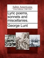 Lyric Poems, Sonnets and Miscellanies.