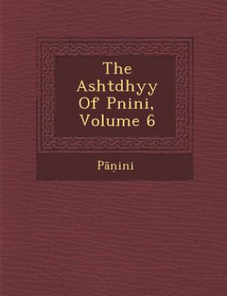 The Asht Dhy y of P Nini, Volume 6