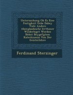 Untersuchung OB Es Eine Festigkeit Gebe Dabey Viele Andere Aberglaubische Irrth Mer Wiederleget Werden Nebst Beygef Gtem Katechismus Von Der Geisterle