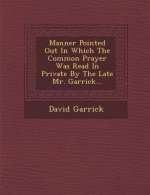 Manner Pointed Out in Which the Common Prayer Was Read in Private by the Late Mr. Garrick...
